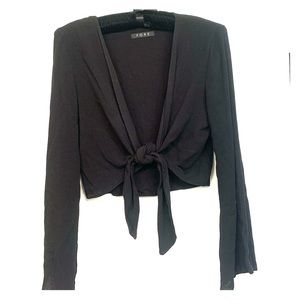 Bloomingdale’s Fore Tie Cropped Top